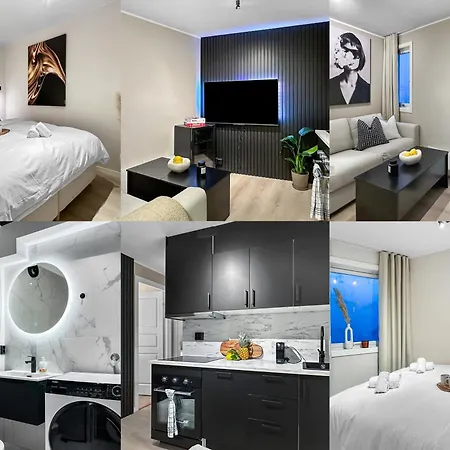 King Bed - Renovated 2024 - 2br Behind Bryggen Apartment *